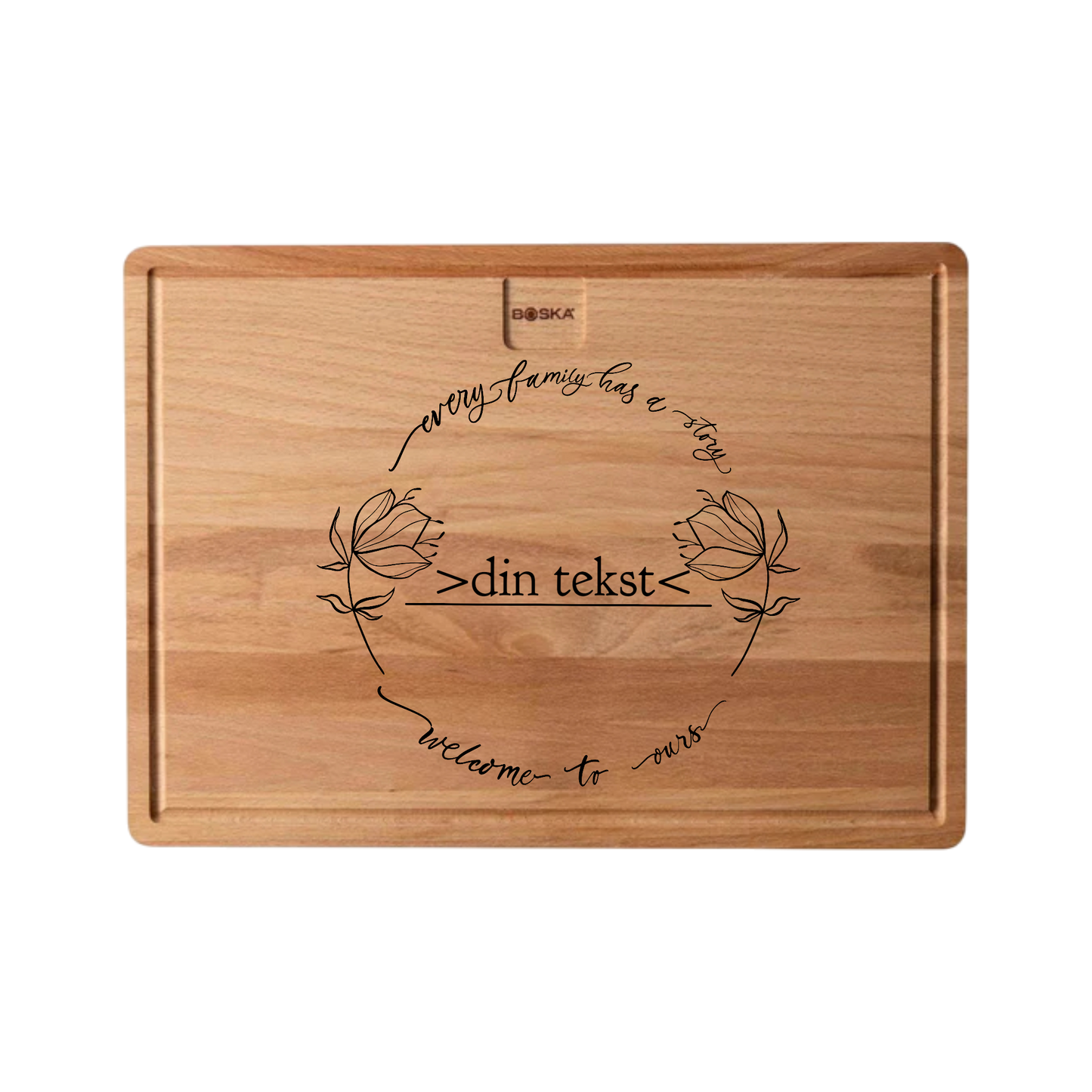 Personlig serveringsbrett