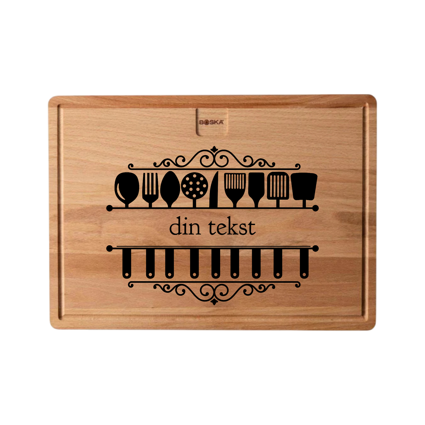 Personlig serveringsbrett