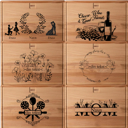 Personlig serveringsbrett